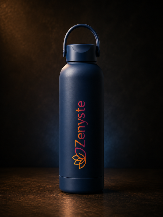 ZENYSTE Hydration Gourd — Deep Ocean Navy