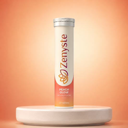 Peach Glow Hydration Tablets