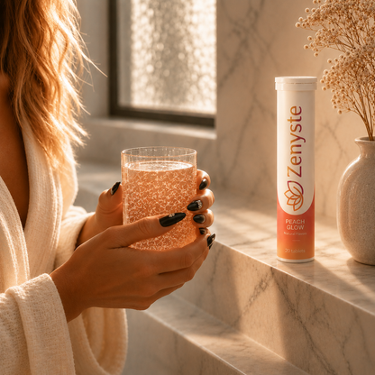 Peach Glow Hydration Tablets